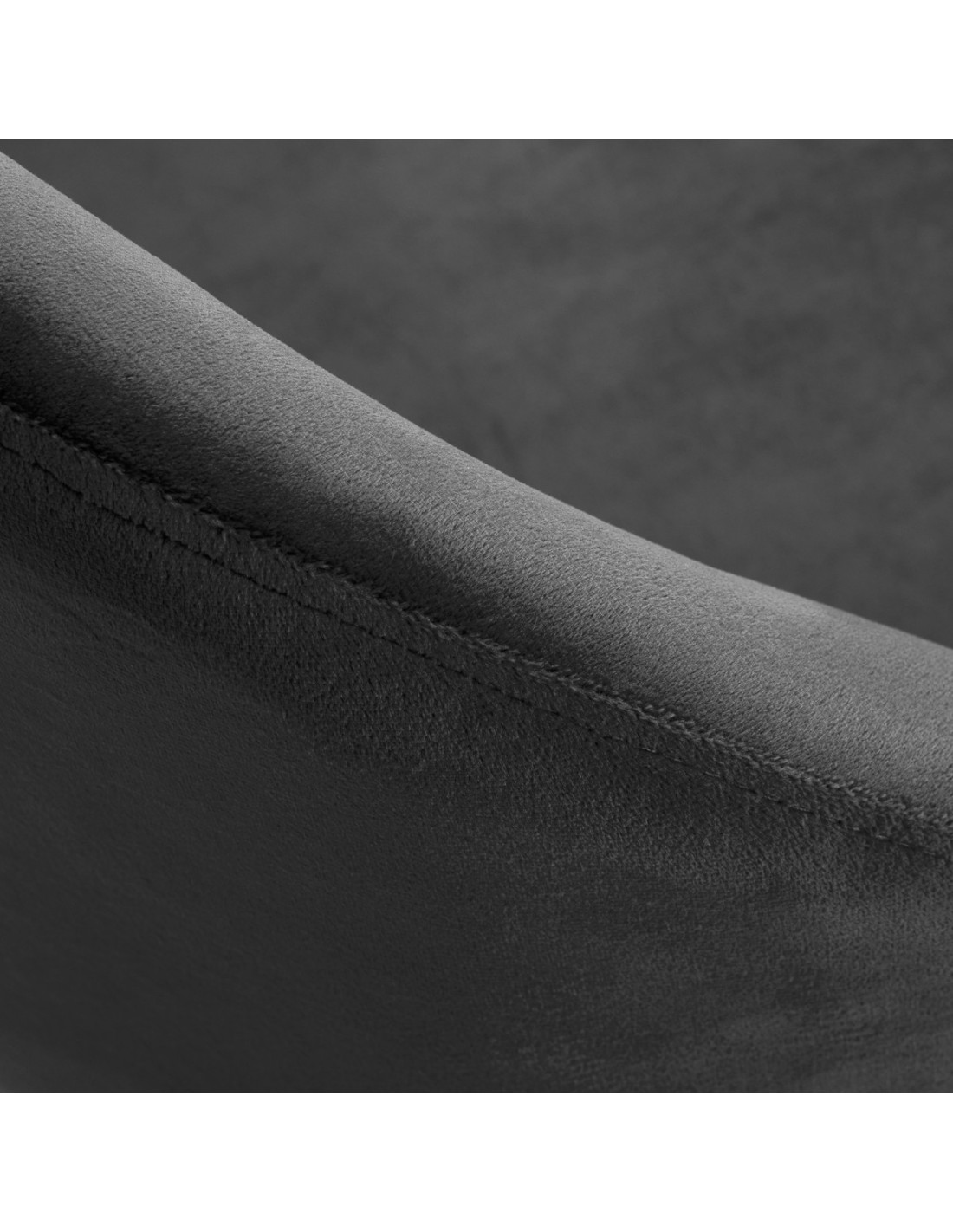 4Rico krzesło obrotowe QS-MF18G aksamit szare 