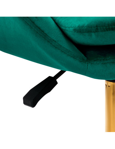 4Rico krzesło obrotowe QS-MF18G aksamit zielone 