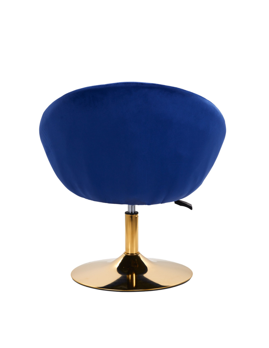 4Rico fotel obrotowy QS-BL12G aksamit granatowy 