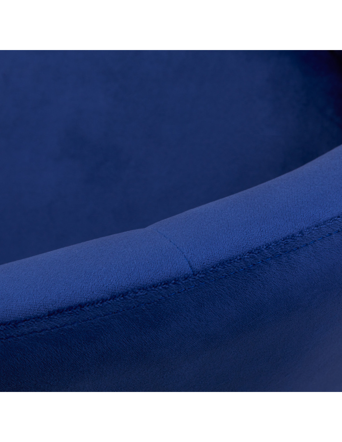 4Rico fotel obrotowy QS-BL12G aksamit granatowy 