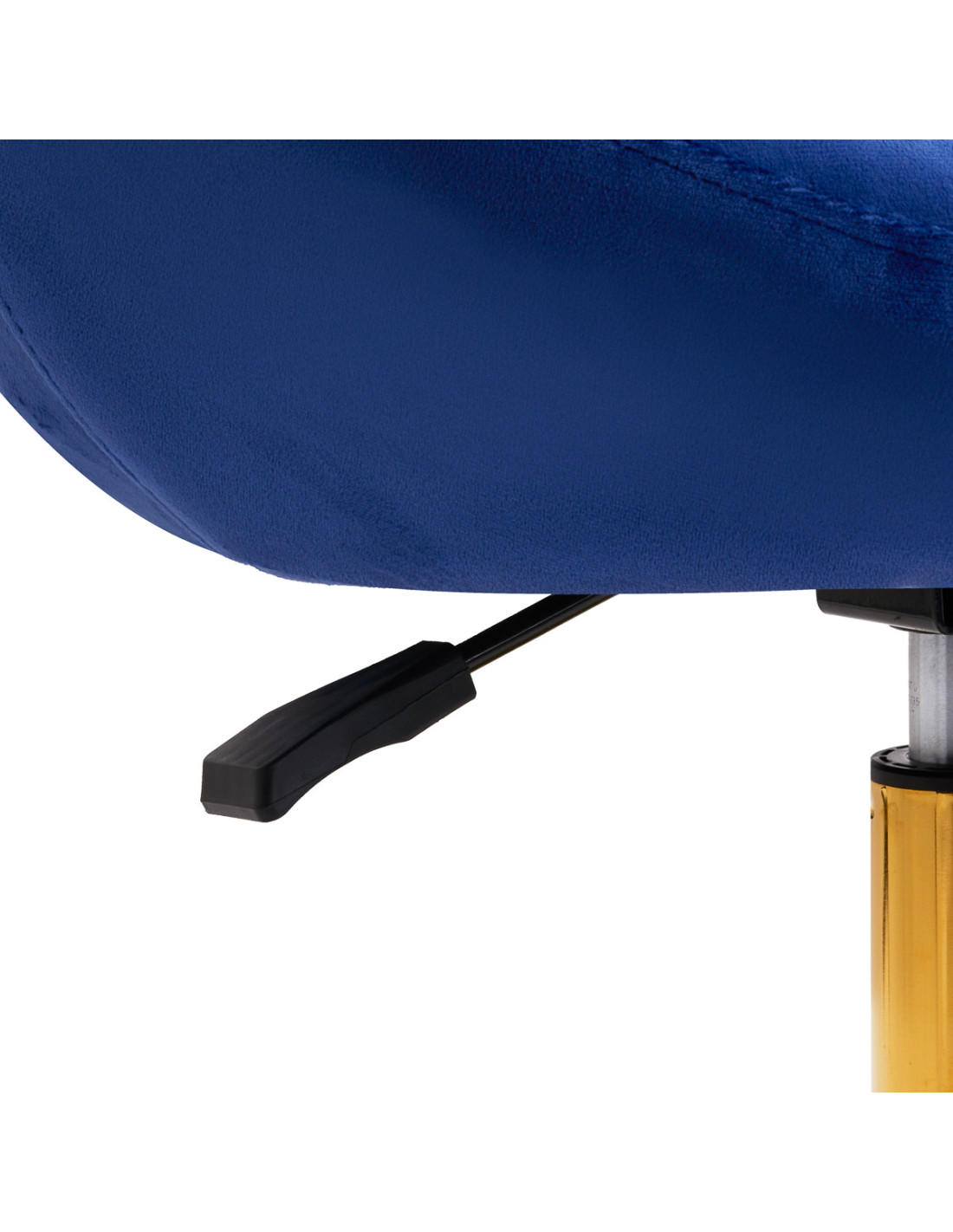 4Rico fotel obrotowy QS-BL12G aksamit granatowy 