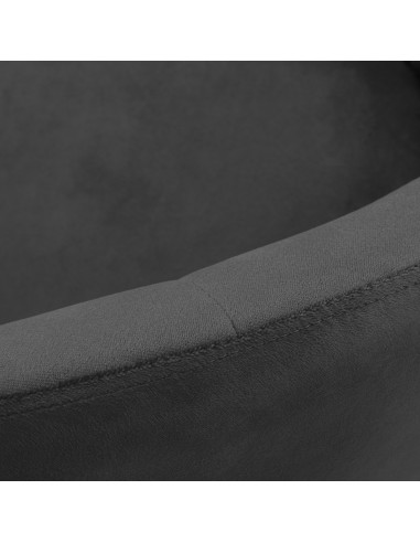 4Rico fotel obrotowy QS-BL12G aksamit szary 