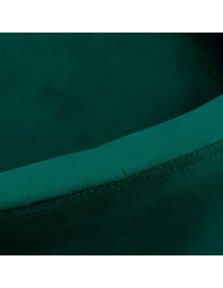 4Rico fotel obrotowy QS-BL12G aksamit zielony 