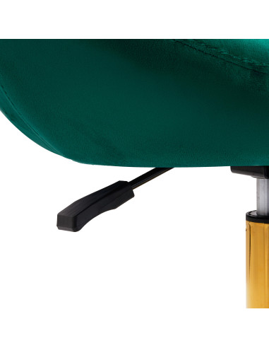 4Rico fotel obrotowy QS-BL12G aksamit zielony 