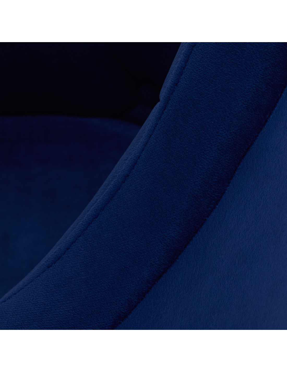 4Rico fotel obrotowy QS-BL14G aksamit granatowy 