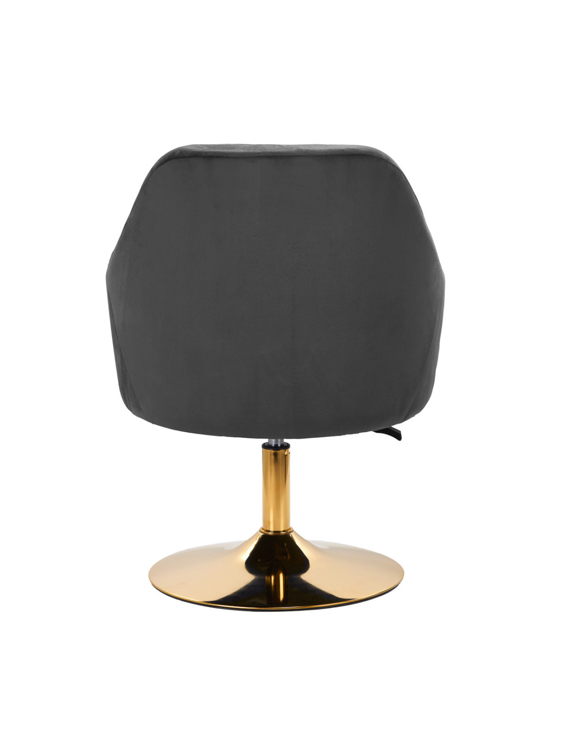 4Rico fotel obrotowy QS-BL14G aksamit szary 