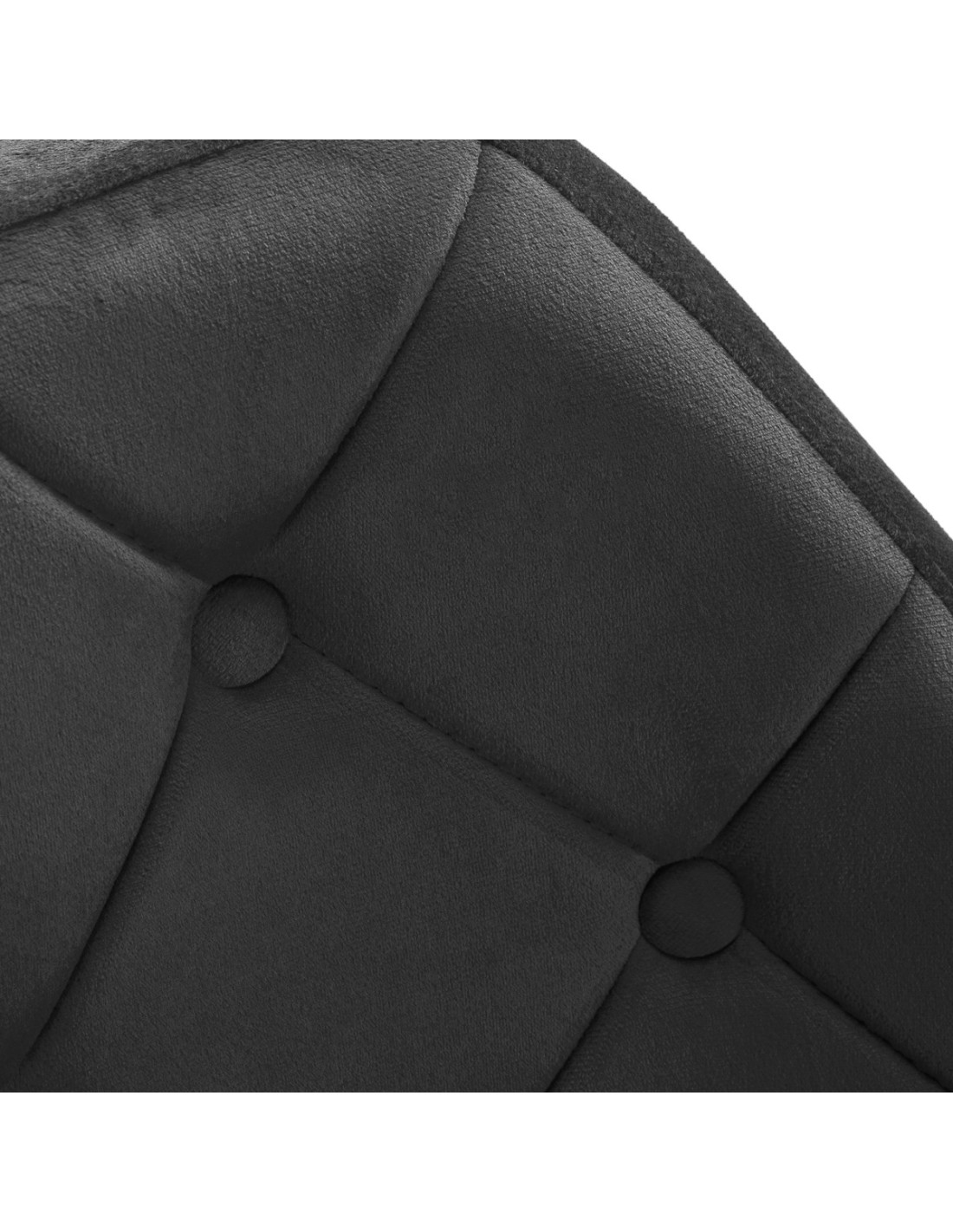 4Rico fotel obrotowy QS-BL14G aksamit szary 