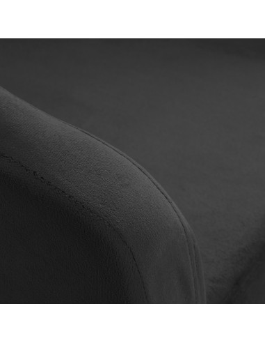 4Rico fotel obrotowy QS-BL14G aksamit szary 