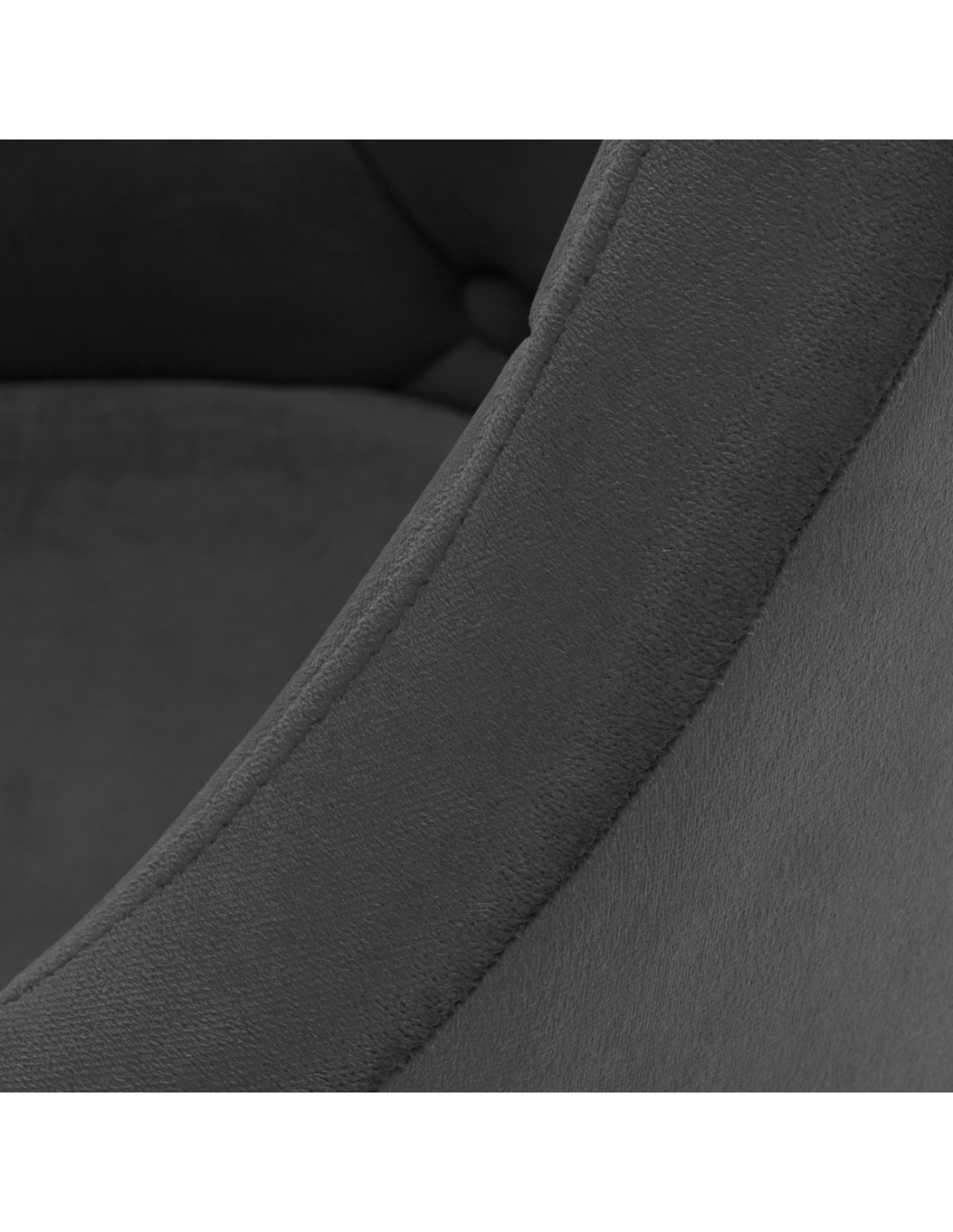 4Rico fotel obrotowy QS-BL14G aksamit szary 