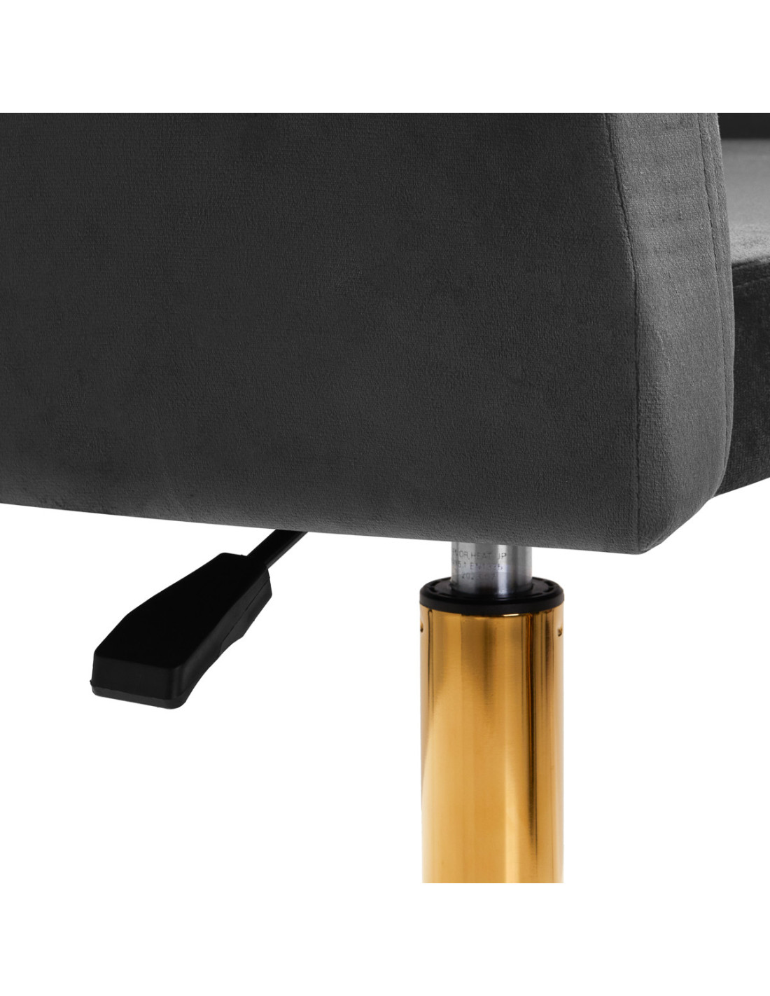 4Rico fotel obrotowy QS-BL14G aksamit szary 