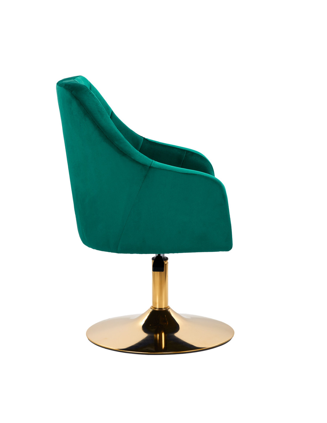 4Rico fotel obrotowy QS-BL14G aksamit zielony 