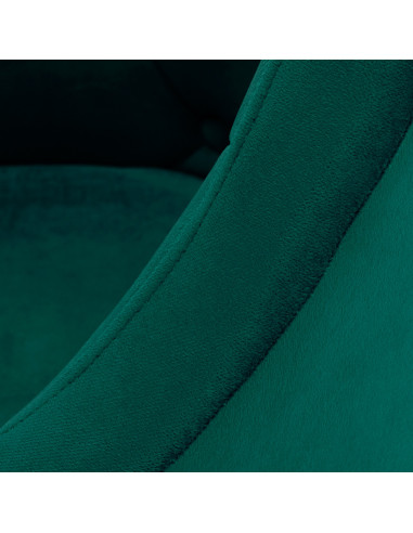 4Rico fotel obrotowy QS-BL14G aksamit zielony 