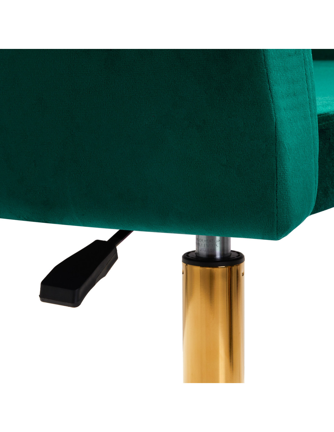 4Rico fotel obrotowy QS-BL14G aksamit zielony 