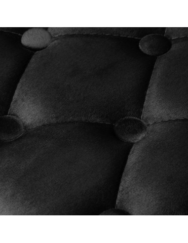 4Rico Krzesło obrotowe QS-OF213G aksamit czarne 