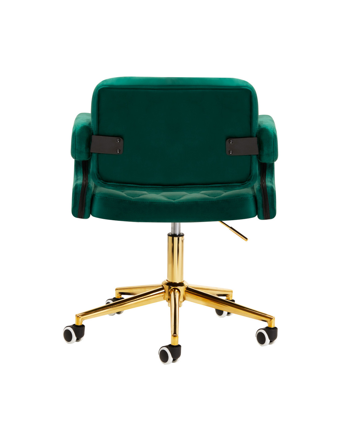 Chaise Royale Velours Luxe vert vue arrière