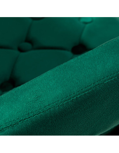 4Rico Krzesło obrotowe QS-OF213G aksamit zielone 