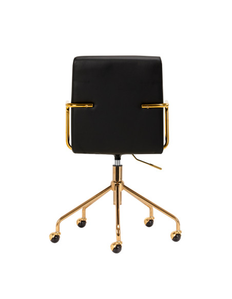 Krzesło Kosmetyczne QS-OF211G złoto czarne 