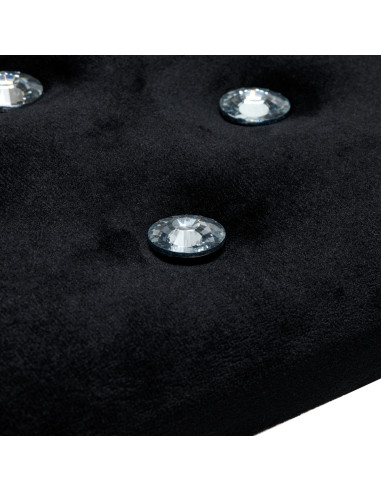 Nagellak voor manicure Momo Diamond Welur Czarna 