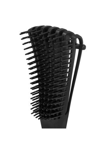 Szczotka do włosów giętka P-868 Czarna 