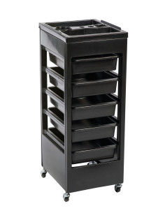 Carrello per colorazione e stoccaggio per parrucchieri V9