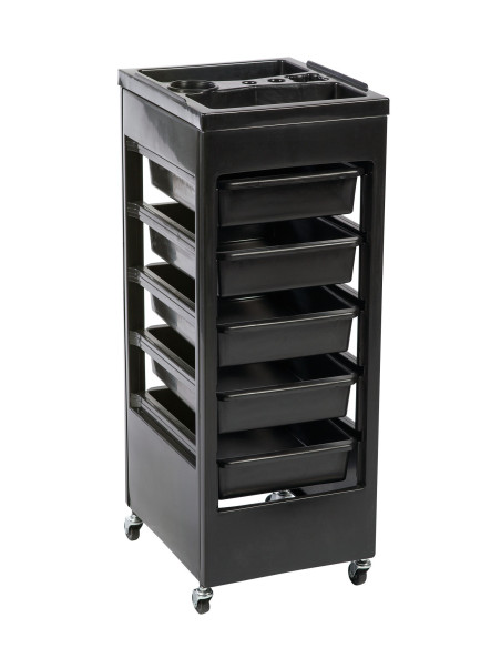 Carrello per colorazione e stoccaggio per parrucchieri V9 