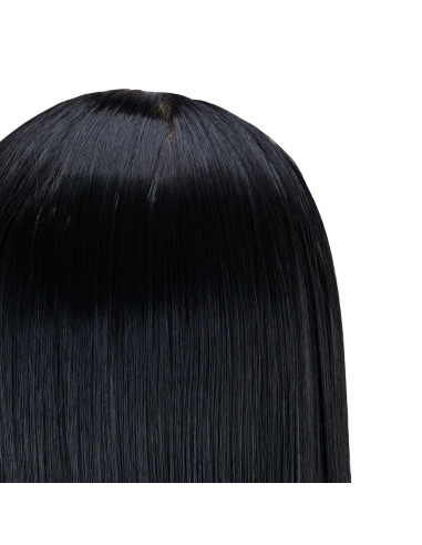 Główka treningowa fryzjerska Gabbiano WZ2 syntetyczne włosy, kolor 1H, długość 24 