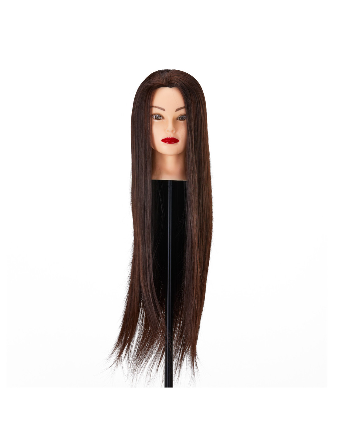 Główka treningowa fryzjerska Gabbiano WZ2 syntetyczne włosy, kolor 4H, długość 24 