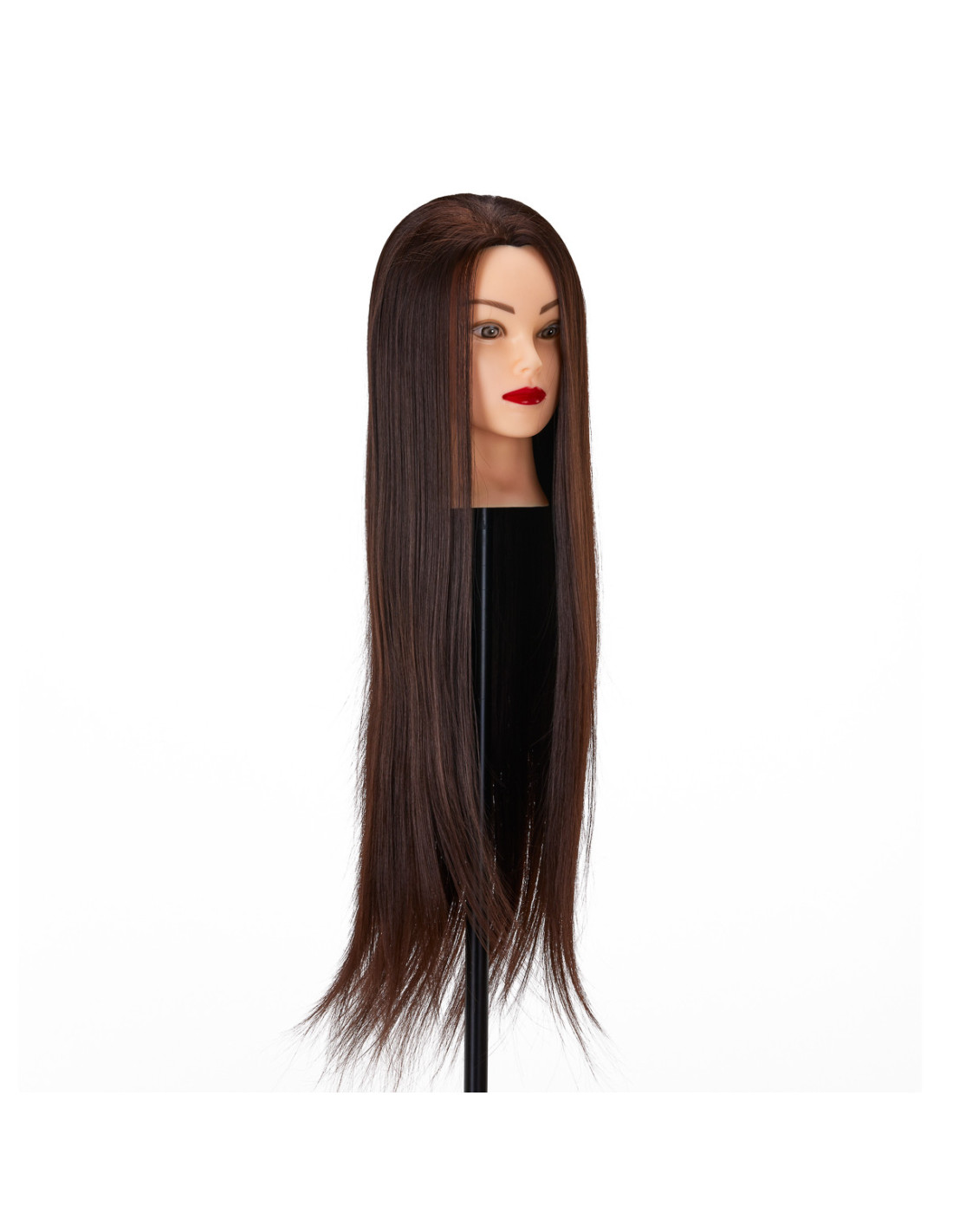 Główka treningowa fryzjerska Gabbiano WZ2 syntetyczne włosy, kolor 4H, długość 24 