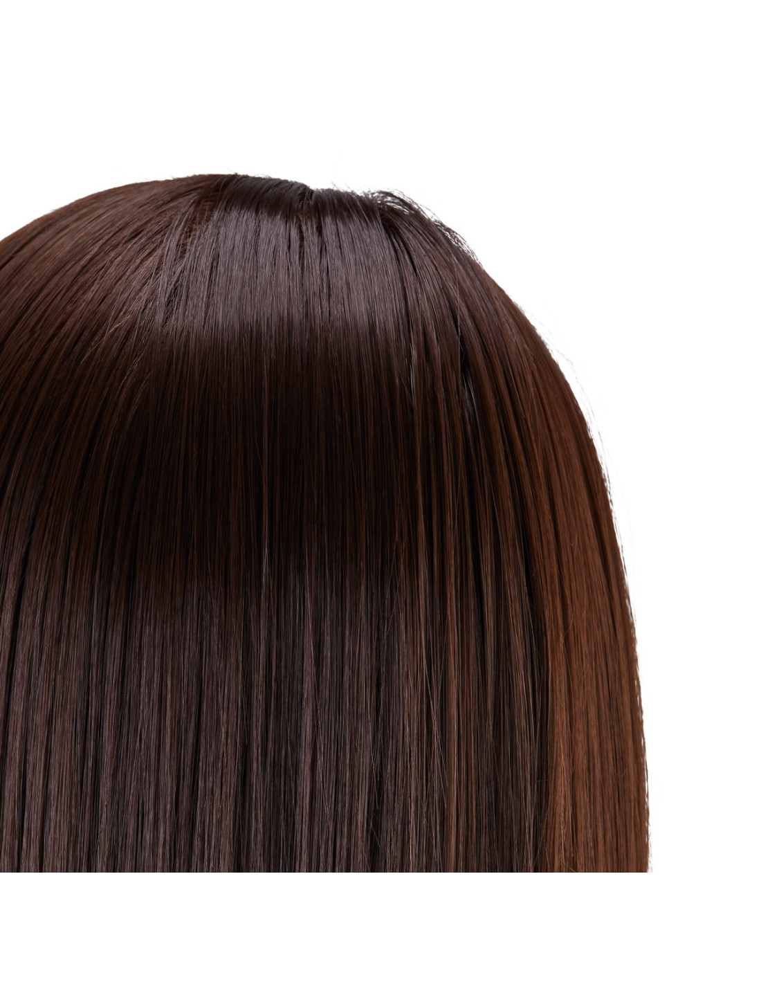 Główka treningowa fryzjerska Gabbiano WZ2 syntetyczne włosy, kolor 4H, długość 24 