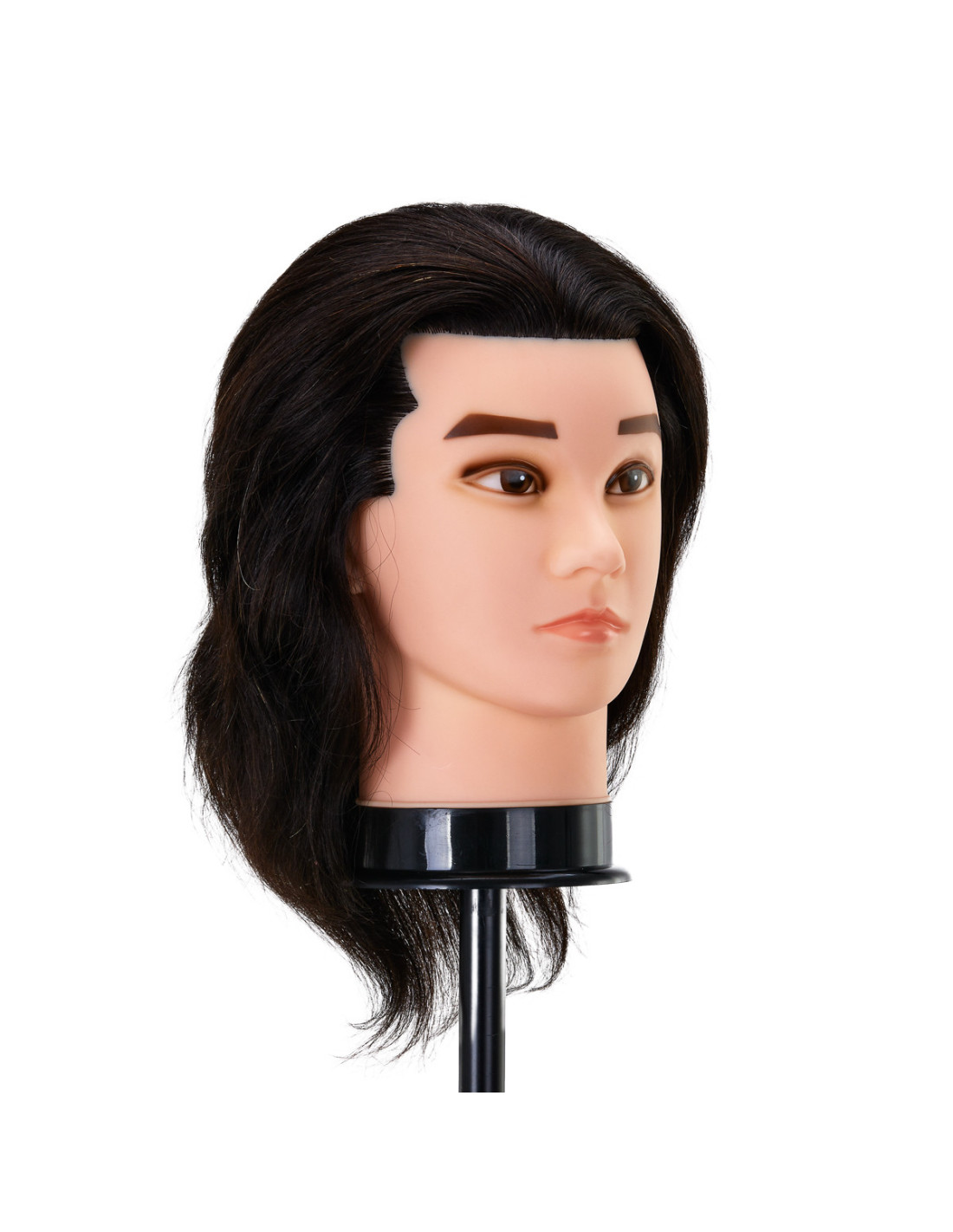 Główka treningowa frizjerska Gabbiano WZ3 naturalne włosy, colore 1H, długość 8 