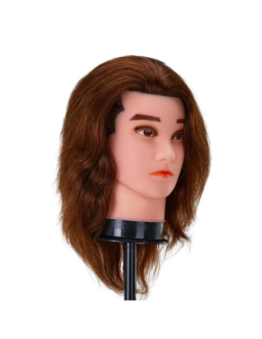 Główka treningowa fryzjerska Gabbiano WZ3 naturalne włosy, kolor 4H, długość 8 