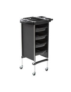 Hairdressing, coloring and storage trolley v10