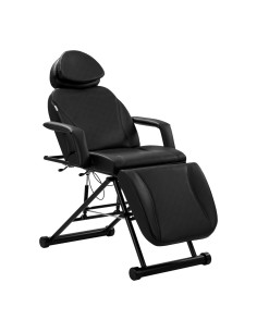 Black cosmetic chair azzurro 563