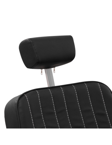 Fauteuil Barbier Gold Line Noir – Élégance Couture & Finitions Premium 