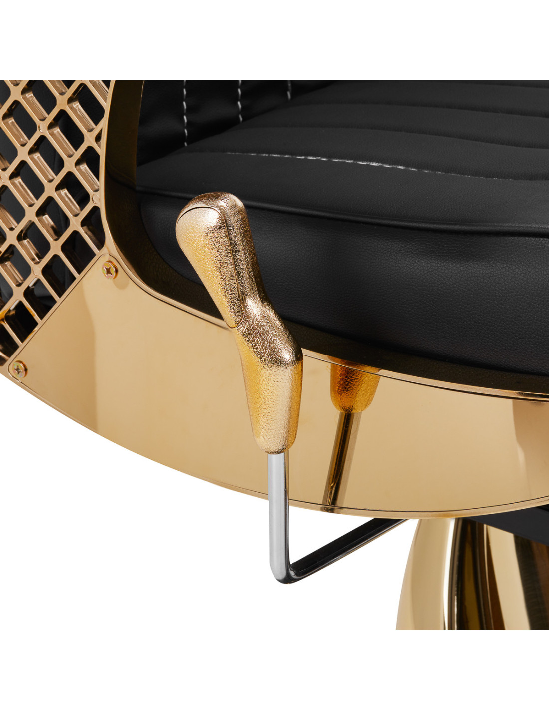 Fotel fryzjerski Gold Line Black – Couture Elegance i wykończenie premium