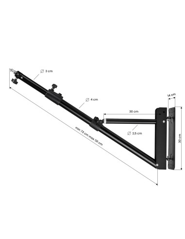 Wieszak ścienny do lamp ring  