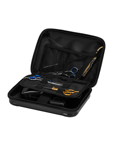 Petite valise de barbier noire 