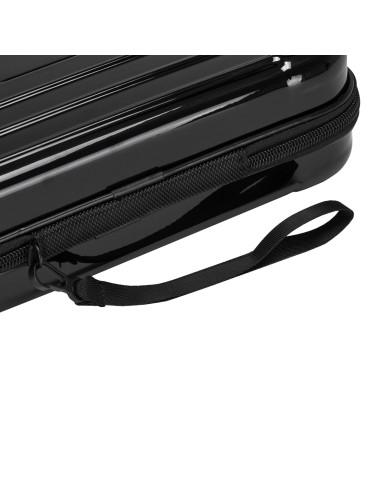 Petite valise de barbier noire 