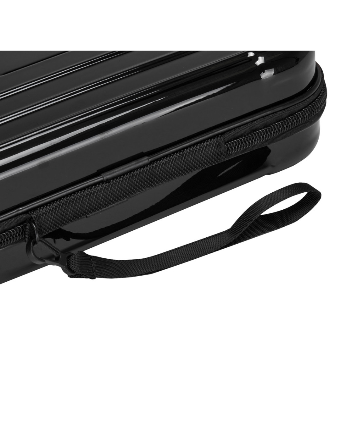 Petite valise de barbier noire 