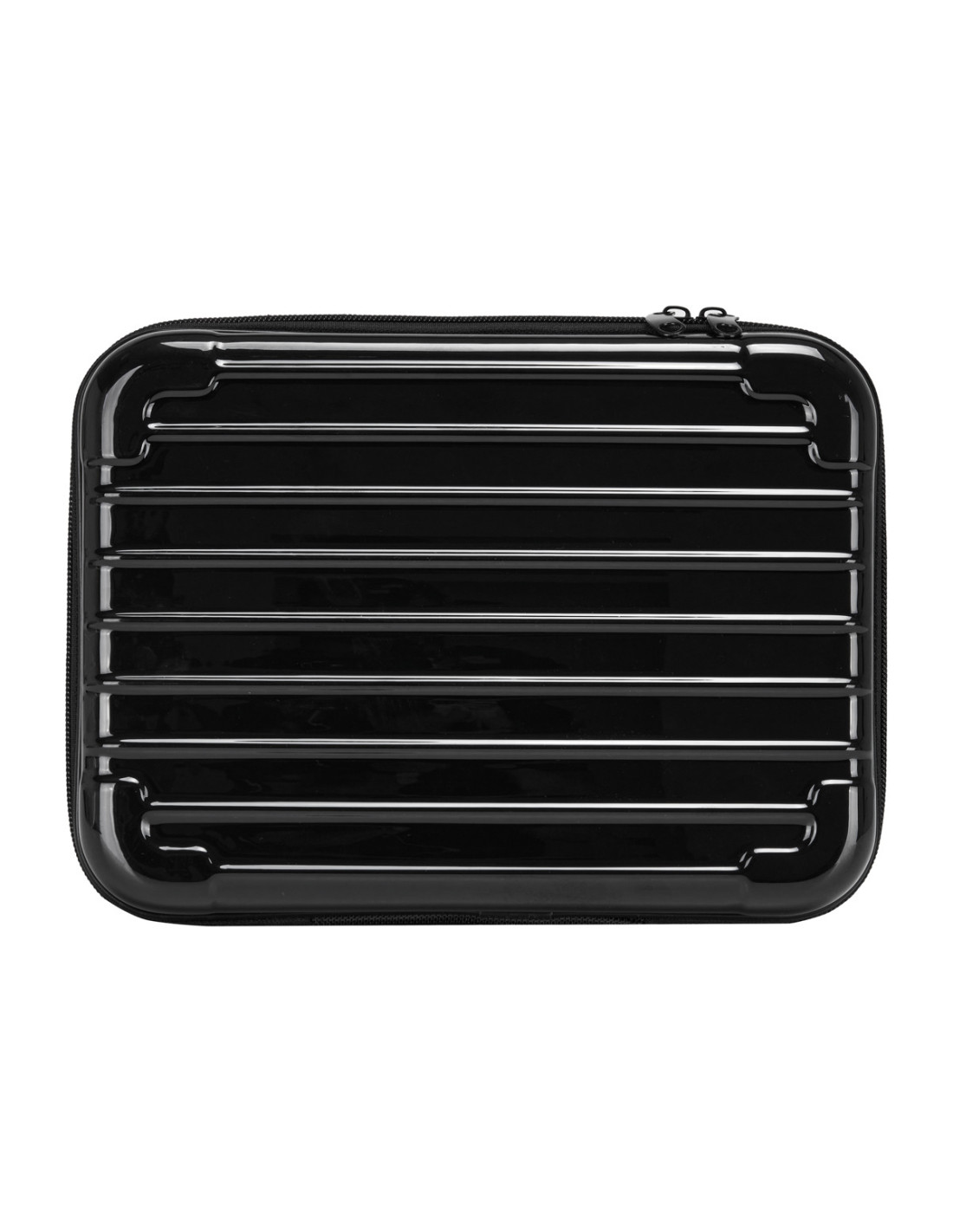 Estojo de barbeiro preto pequeno 