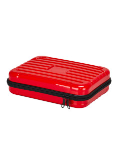 Red barber hairdressing suitcase