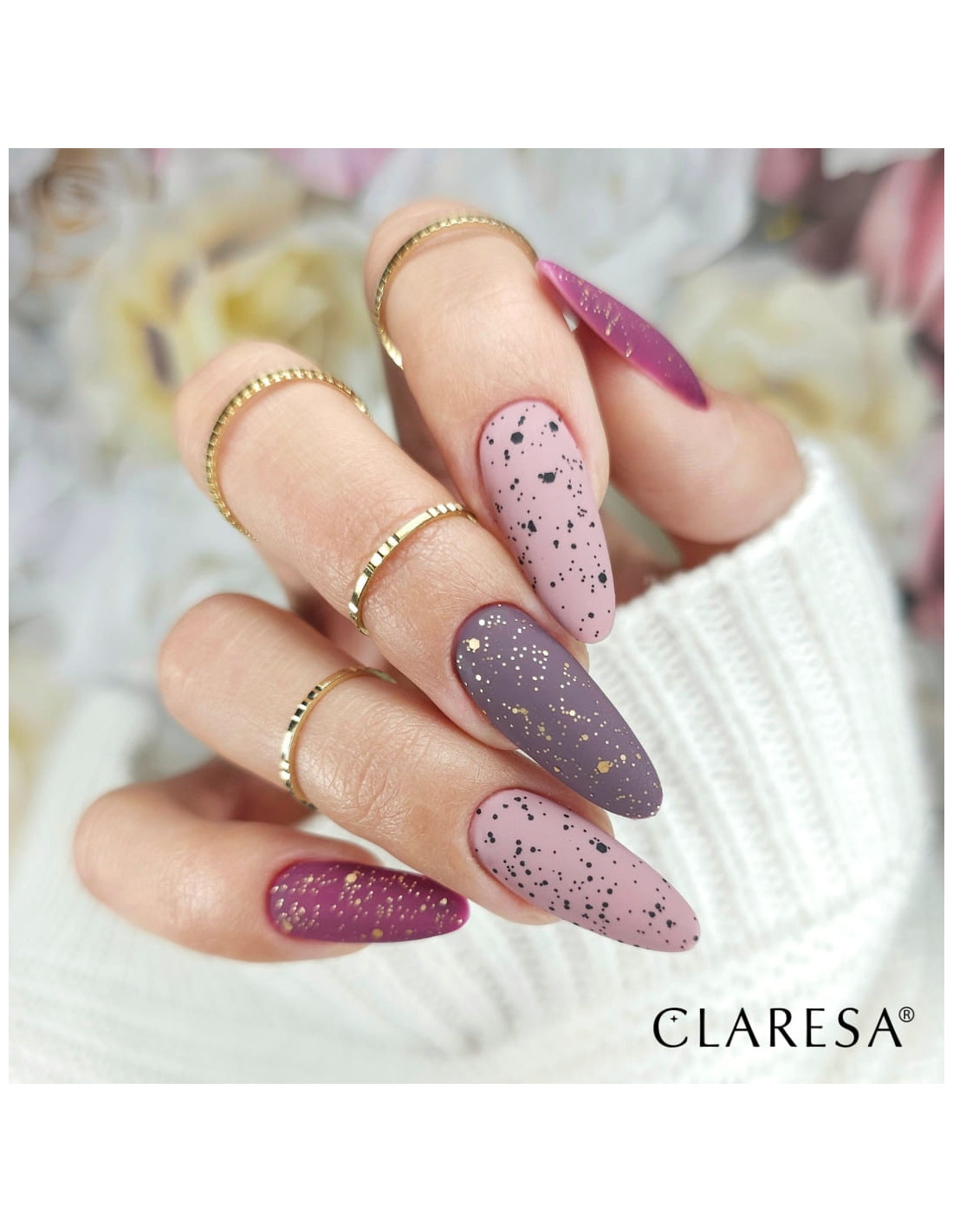 Claresa Top Bubble gold Matt No wipe -5g 