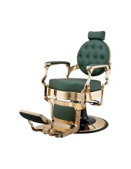Florence Gold Green Barber chair – Vintage Premium & Comfort Pro 