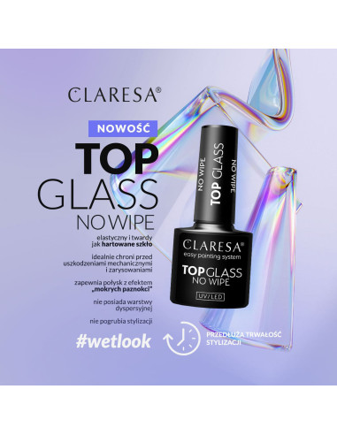 CLARESA Top Glass No wipe 5g  