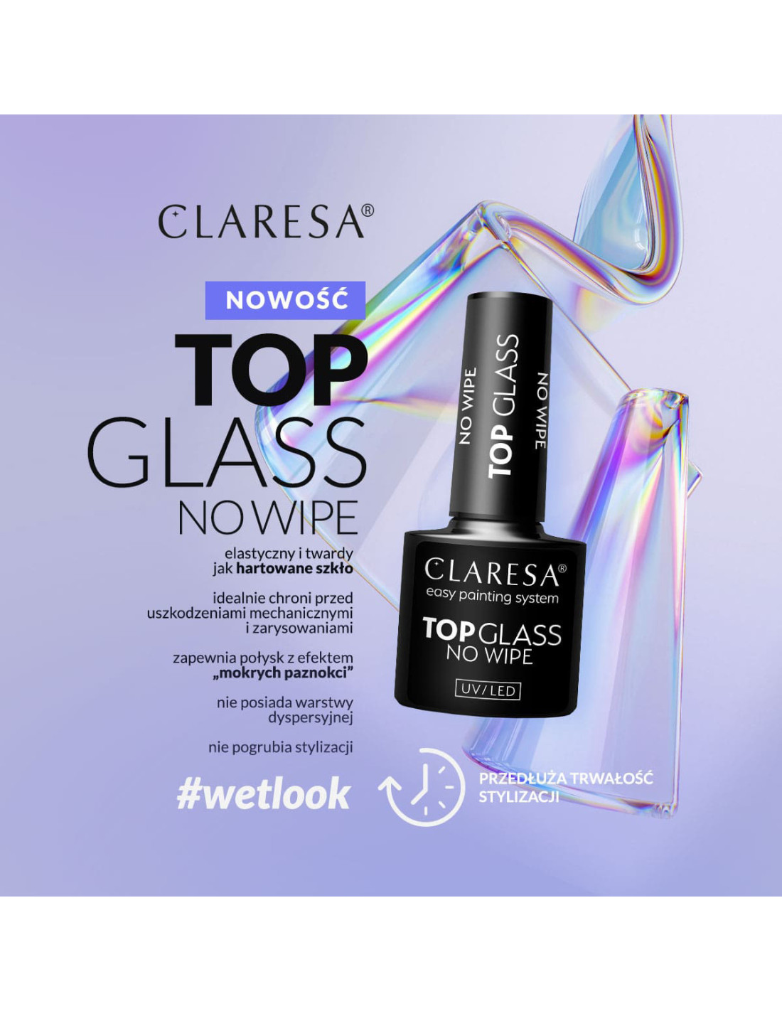 CLARESA Top Glass No wipe 5g  