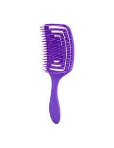 Flexible hairbrush o-327 purple