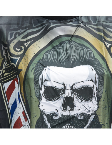 Peleryna barberska z gumowym kołnierzem J-455