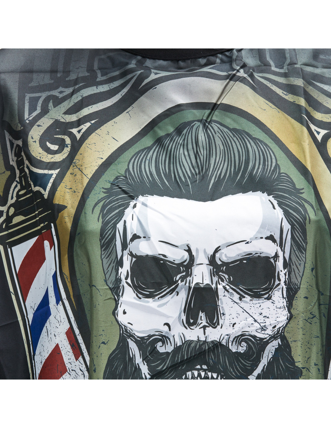 Peleryna barberska z gumowym kołnierzem J-455 