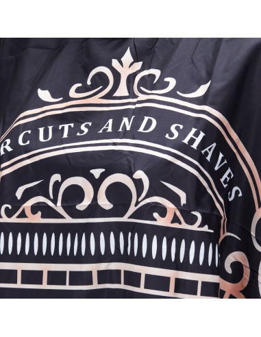 Peleryna barberska z gumowym kołnierzem J-456 