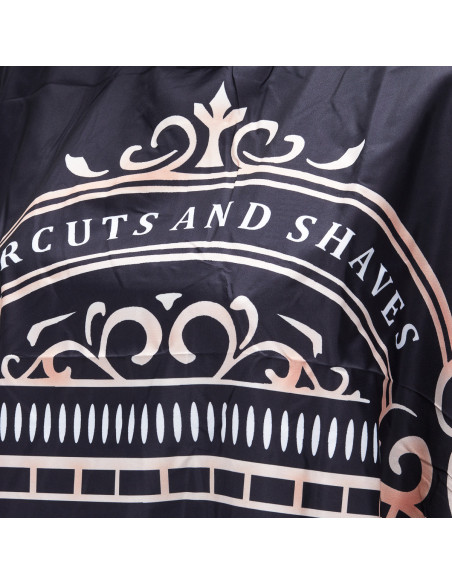 Peleryna barberska z gumowym kołnierzem J-456 